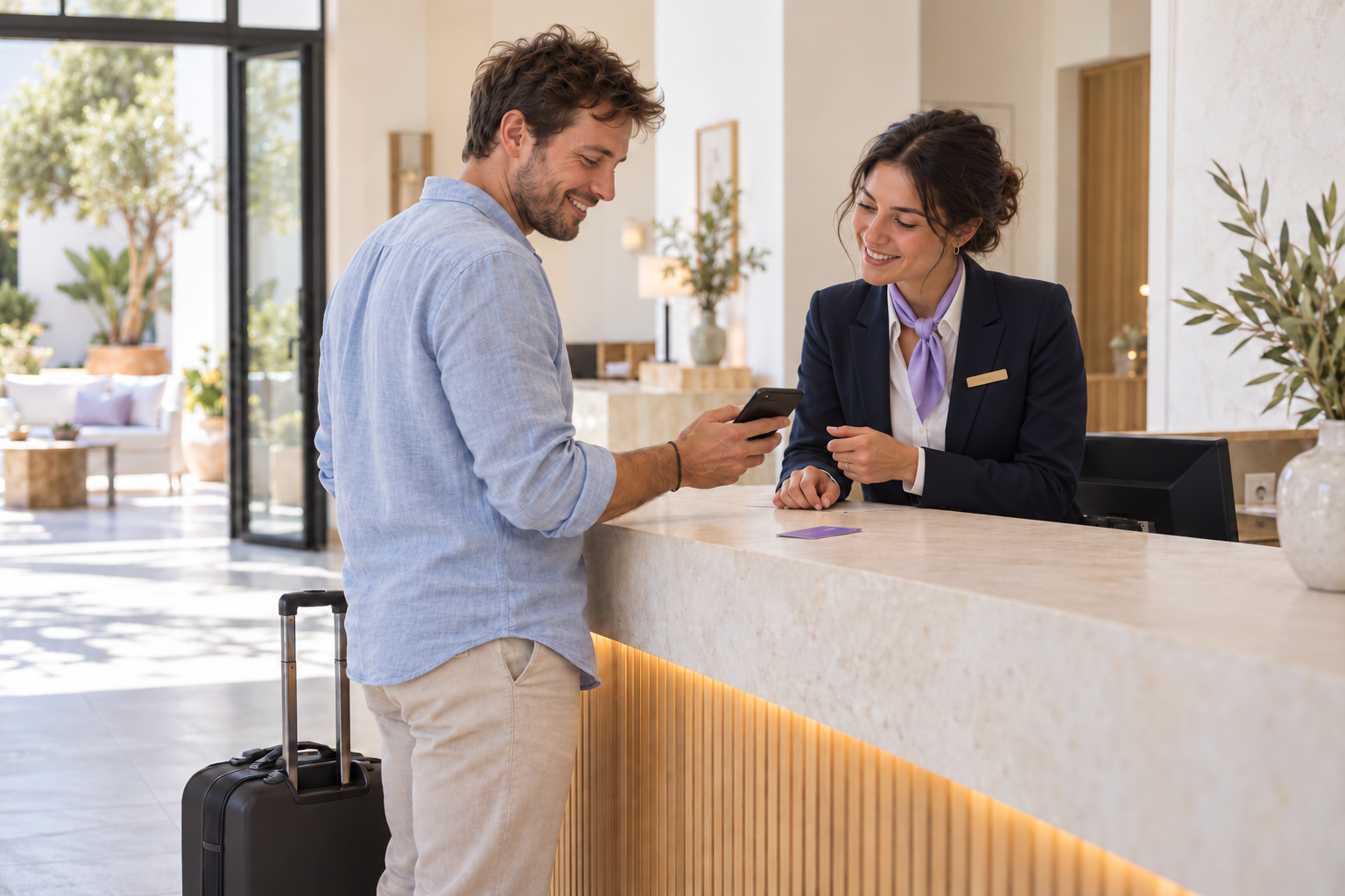 Direct connection to hotels